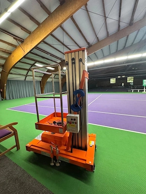 Mast-Arbeitsbühne, Personenlift GTWY 125 kg 6 m, 230V - TüV geprüft