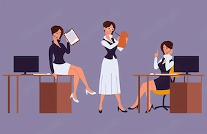 Suche eine Büroangestellte mit gewissen Vorzügen 