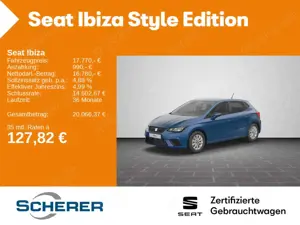 SEAT Ibiza Style 1.0 TSI CarPlay Rückfahrkamera