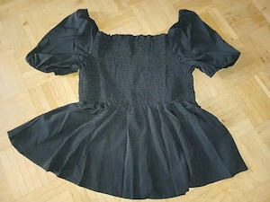 Schwarze Bluse Größe 1XL [46] *NEU*
