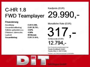 Toyota C-HR 1.8 FWD Teamplayer ACC+LED+Navi+SHZ+2xKlima Bild 4