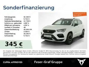 CUPRA Ateca 2.0TSI DSG 4Drive LED AHK RearView Panoramadach
