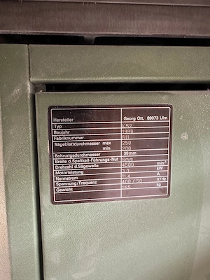 Kreissäge Ulmia KS2 Bild 5