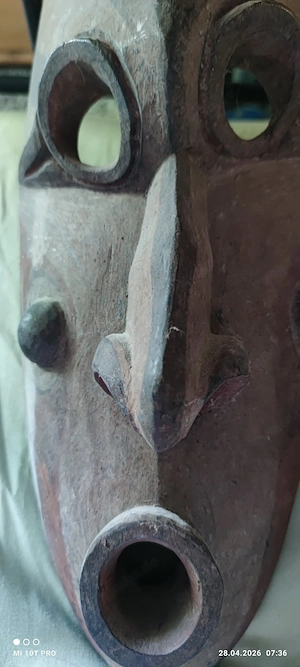 Alte Papua Holz Maske 