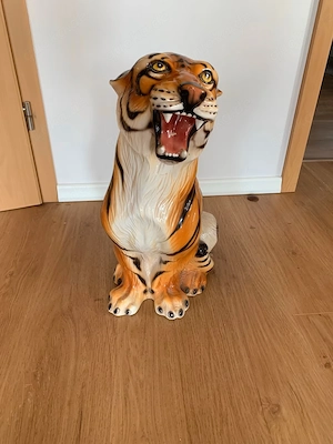 Große Keramikfigur Tiger