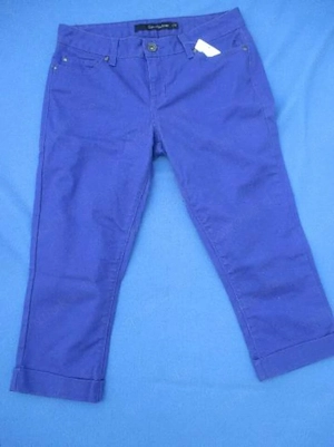 NEU mit ETIKETT Dreiviertel 7 8 Capri Jeans Hose Calvin Klein Gr. 36  S lila violett veilchen purple