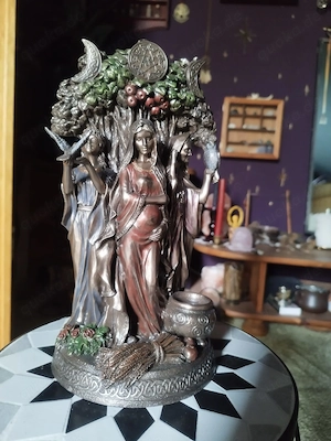 Veronese Design Figur   3 Göttinnen   Triple Goddess Deko   Wicca Bild 2