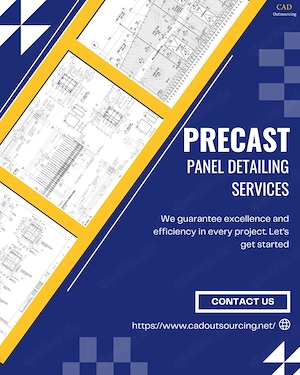 Reliable Precast Panel Detailing Services in Texas, USA at Affordable Cost