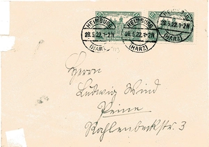 (0096) D. Reich Umschlag 2x 113