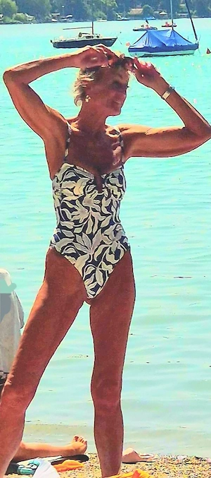 sexy langbeinige Lady 