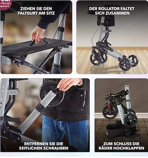 Rollator Leichtgewicht-Rollator 