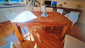 Eßtisch Massivholz Bild 2