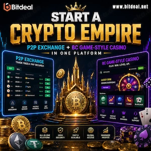 Start a Crypto Empire: P2P Exchange + BC Game-Style Casino in One Platform