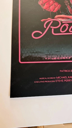 Matt Ryan Tobin ROADHOUSE Poster Print Screenprint Art #9_30 80s Patrick Swayze