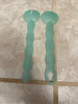 Tupperware Schüssel mit Salatbesteck Bild 4