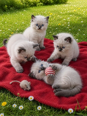 Ragdoll Kitten, reinrassig, bildhübsch und zuckersüß