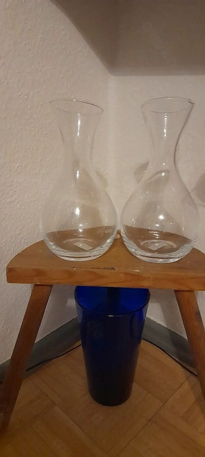 Katie JayneTM Luxuriöse Glas-Karaffe, handgemacht, 24,5 cm
