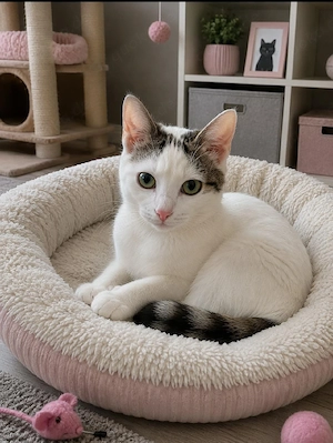 Kleine Katze sucht ihren Menschen 