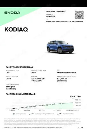 Skoda Kodiaq Kodiaq 2.0 TDI DSG Ambition