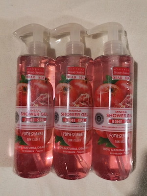 3 x Mineral Beauty System - Shower Gel "Pomgranate"