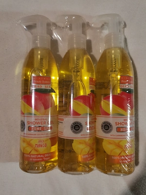 3 x Mineral Beauty System - Shower Gel "Juicy Mango"