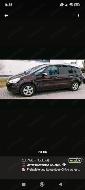 Ford S-max 7-Sitzer 220Ps Teilleder Converse Modell 