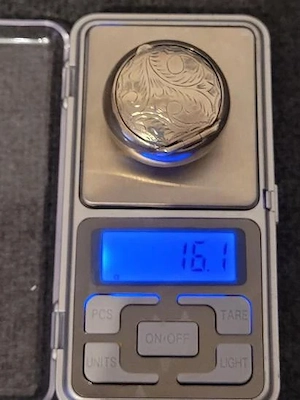Vintage Silberdose 925 er Silber 