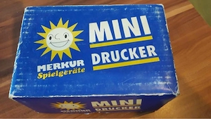 Mini Drucker   Merkur Spielgeräte