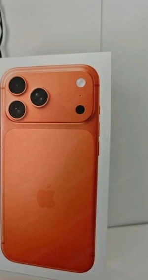 iphone 17 pro max, 256gb orange NEU
