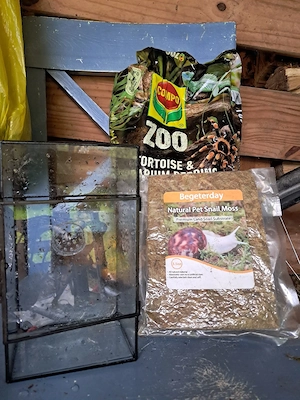 Terrarium mit Zubehör 