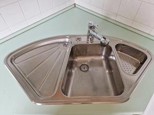 Blanco Delta Eckspüle mit Ausziehbrause