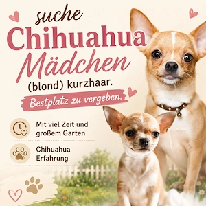 Chihuahua Mädchen gesucht kurzhaar