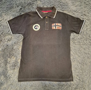 Napapijri Polo Shirt Größe L Dunkelbraun