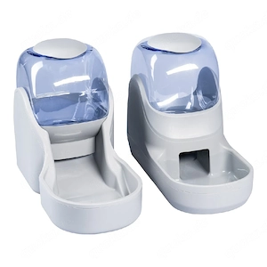 2er Set Automatischer Futterspender   Wasserspender