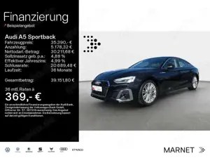 Audi A5 40 TFSI quattro S line*Navi*Alu*AHK