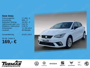 SEAT Ibiza FR 1.0 TSI LED+NAVI+PDC+RFK+SHZ