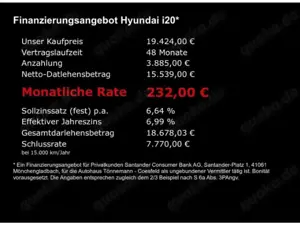 Hyundai i20 FACELIFT T-GDi TREND DCT+NAVI+RÜCKFAHRKAMERA+FERNL Bild 5