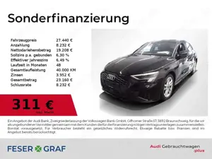 Audi A3 35 TDI S tronic S Line Ext BO,LED,Navi
