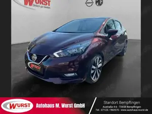 Nissan Micra 1.0 IG-T 92 PS Xtronic-Autom TEKNA Rundumkameras K