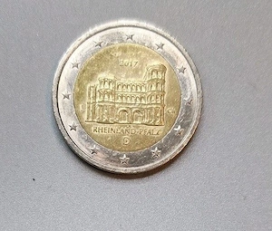 Sondermünze Rheinland-Pfalz 2 Euro I Eurosondermünze 2017 Porta N