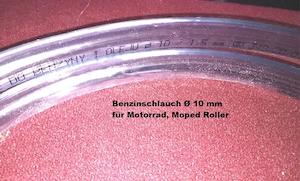 Biete Benzinschlauch   5.6.7.8.10 mm für Moped, 