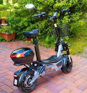E-Scooter Eletroroller mit Sitz Wandler L E