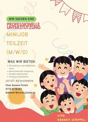 Kita- Helferin gesucht in Bonn
