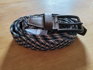 Elastischer Flechtgürtel camel active XL, ungetragen