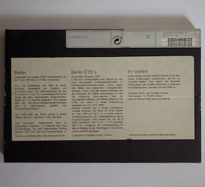 Verkaufe einen kompletten Jahrgang Berlin ETB s aus 1983