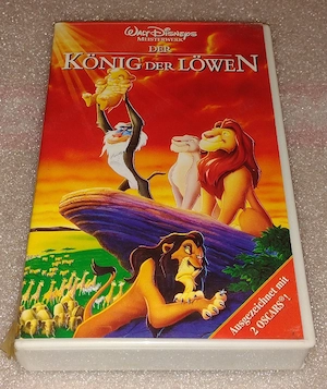 VHS  - Disney - Der König der Löwen... 