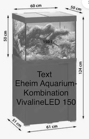 Eheim Aquarium- Kombination Vivaline LED 150