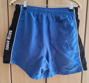 Lässige  Badehose  Badeshort  von  crane  -  blau  -  schwarz  -  44   46