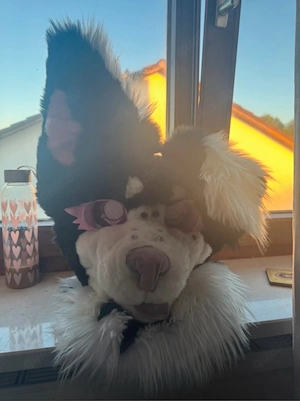 furry fursuit maske kopf hund Bild 5