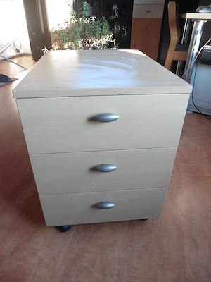 Rollcontainer (von Parador) in Buche (Echtholzfurnier)